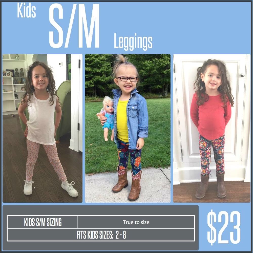 Legging Lularoe Americana Pour Enfants Taille S/M - Motif Fireworks (feux D'artifice), Neuf Avec étiquettes (NWT), Bande Yoga