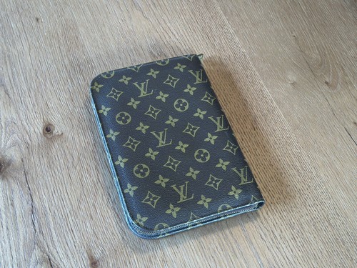 Louis Vuitton Vintage Agenda con Cerniera Planner Cover Raro Monogramma Accessorio Scrivania - Foto 4 di 17