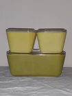 Vintage Pyrex Fridge Glass Set