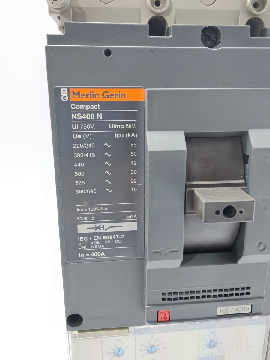 maririn  Merlin Gerin NS400N Circuit Breaker 3P 160 / 400A 440V
