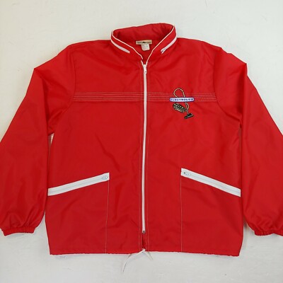 Vintage Electrolux Windbreaker Jacket Aqua Sheen 70s Salesman
