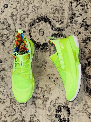 Under Armour Stephen Curry 7 X Sour Patch Kids Lime 3021258 302 Men's 16 Shoes