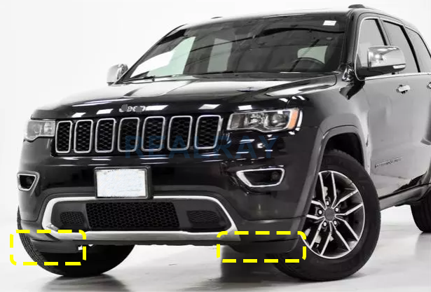 Front Bumper Spacer Panel Pair For Jeep Grand Cherokee 68143096AC