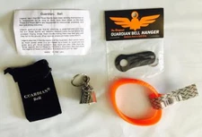 EMT GUARDIAN BELL COMPLETE MOTORCYCLE KIT W/BLACK HANGER & WRISTBAND