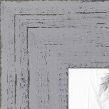 ArtToFrames Picture Frame Custom 1.5" Gray Grey Wood 4594 Small