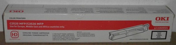 Oki 43459324 Toner Black Schwarz C3520 Mfp C3530 Mfp MC350 MC360 Ovp A-image