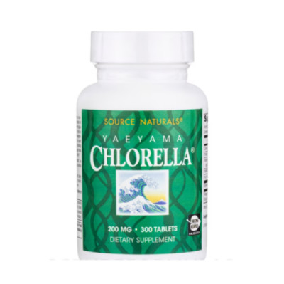Source Naturals Yaeyama Chlorella 200mg 300 Tablets  11/2026