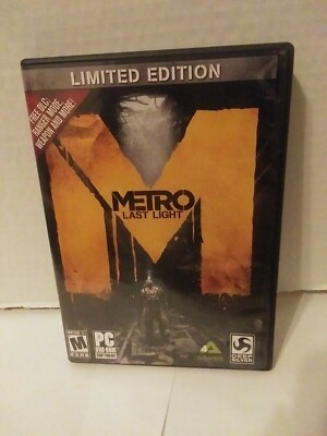 Metro Last Light Limited Edition - PC Good Condition Game