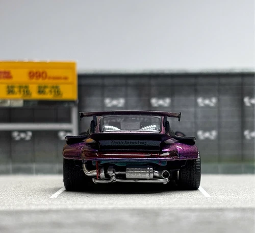SW 1/64 Porsche lila RWB 993 Racing Sports Classic Modell Diecast Metall Auto - Bild 5 von 7