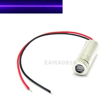 Focusable 405nm 20mW 12x35mm Violet/Blue Line Laser Diode  Module w/Driver in