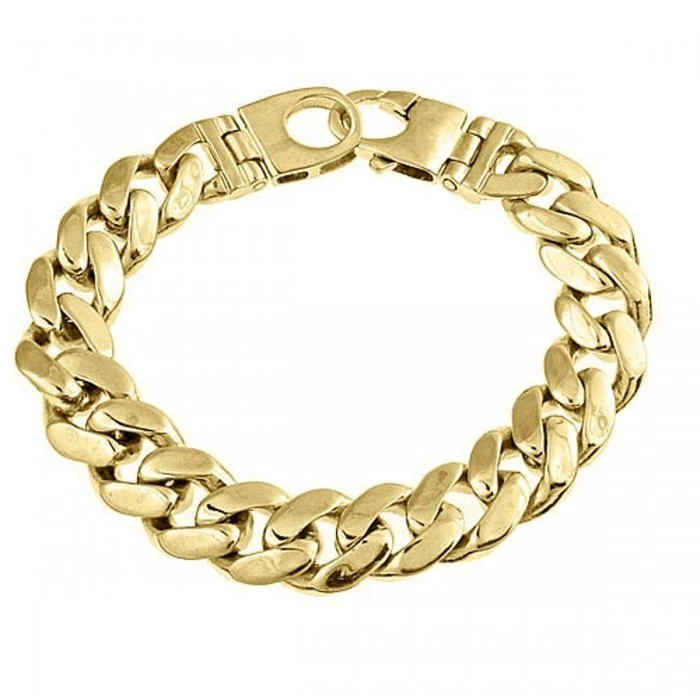 Men's solid hotsell gold bracelets