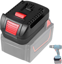 Battery Adapter For Dewalt Fit Milwaukee 18V Li-ion to For Bosch 18V GBA Tools