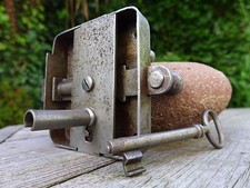 ANTIQUE VINTAGE DOOR LOCK STORAGE ROOM OFFICE TOILET BATHROOM UNIQUE