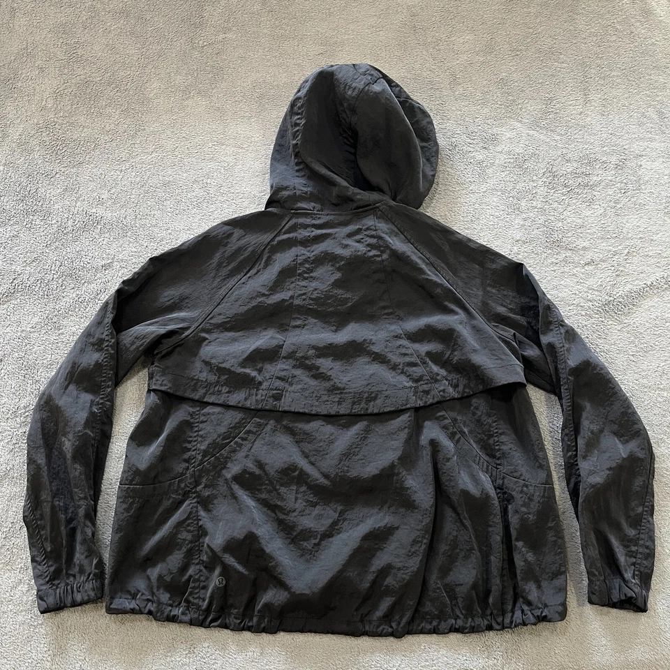Chaqueta deportiva Lululemon Seek Vistas 1/2 cremallera negra manga larga para mujer talla M/L Foto 2 de 4