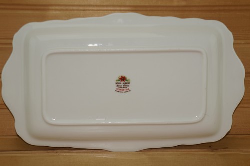 Royal Albert Poinsettia Large Sandwich Tray, 11 5/8" - Picture 7 of 7