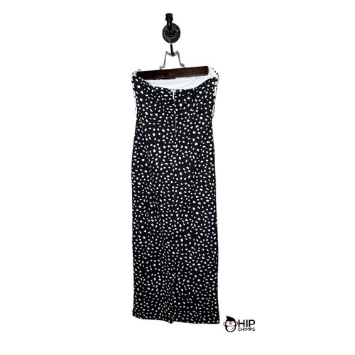 TOPSHOP Polka Dot Bow Twist Midi Dress Size US 4 - Picture 5 of 11
