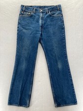 Levi's 517 Jeans Mens 36x32 Bootcut Mid Rise Medium Wash Blue Denim Pants Y2K