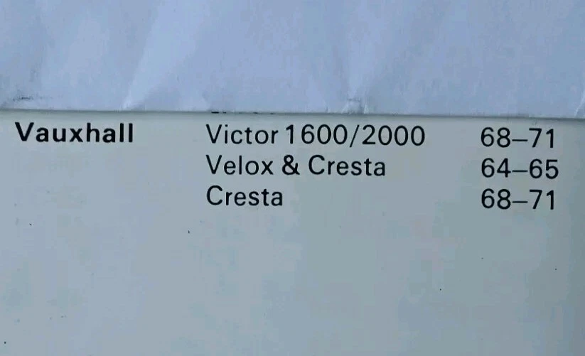 Limpiaparabrisas de acero inoxidable Vauxhall Victor Velox Cresta Ford Cortina MK1 MK2 Tex Foto 4 de 4