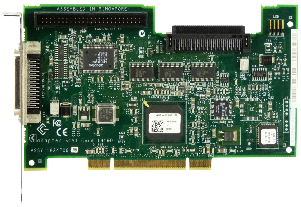 CONTROLLER ADAPTEC ASC-19160 Ultra160 SCSI PCI - Bild 2 von 2