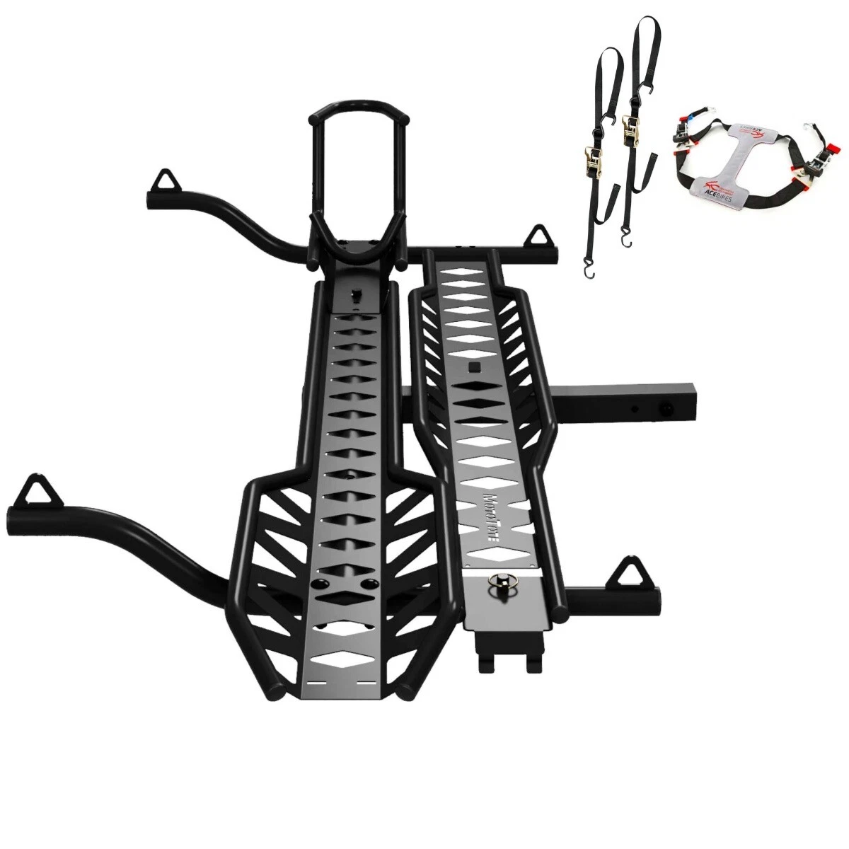 MotoTote MAX Sport Bike Motorcycle Carrier Hitch Hauler Ramp Tie