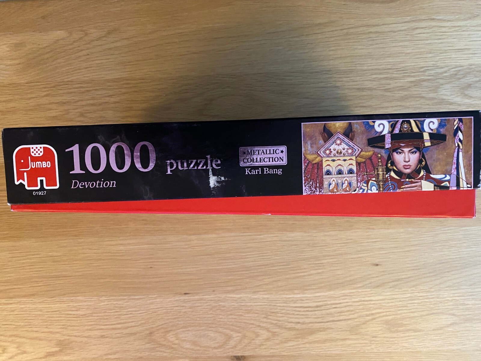 Jumbo 1000 piece Jigsaw Puzzle DEVOTION by Karl Bang complete eBay