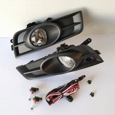 Fog Driving Light Kit Set Fit 11-14 Chevrolet Cruze Clear Lens Bezel Switch Wire Fog Driving Light Kit Set Fit 11-14 Chevrolet Cruze Clear Lens Bezel Switch Wire