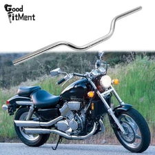Chrome Motorcycle Handlebar 7/8" Drag Handle Bars Fit For Yamaha XS 400 500 650