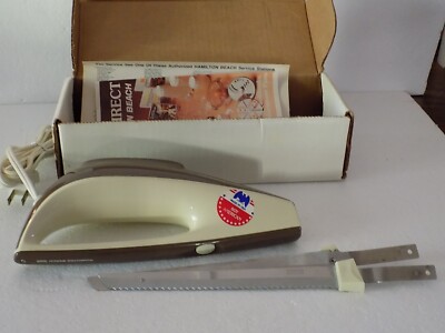 NEW HAMILTON BEACH ELECTRIC KNIFE 275 ALMOND / BROWN 120V 
