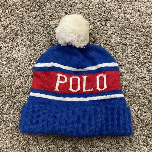 VTG Polo Ralph Lauren Wool Beanie Adult 