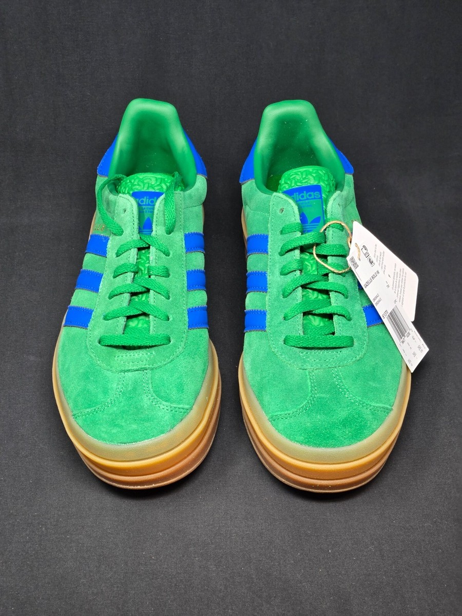 Size 10 - adidas Gazelle Bold Green Blue Gum W for sale