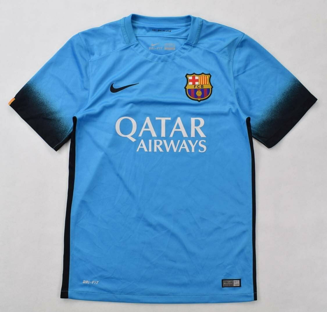 a*o様 FC Barcelona Nike 2015 オーセンティックシャツ 2015 Nike Authentic Dri-fit S BARCELONA FCB Soccer Replica