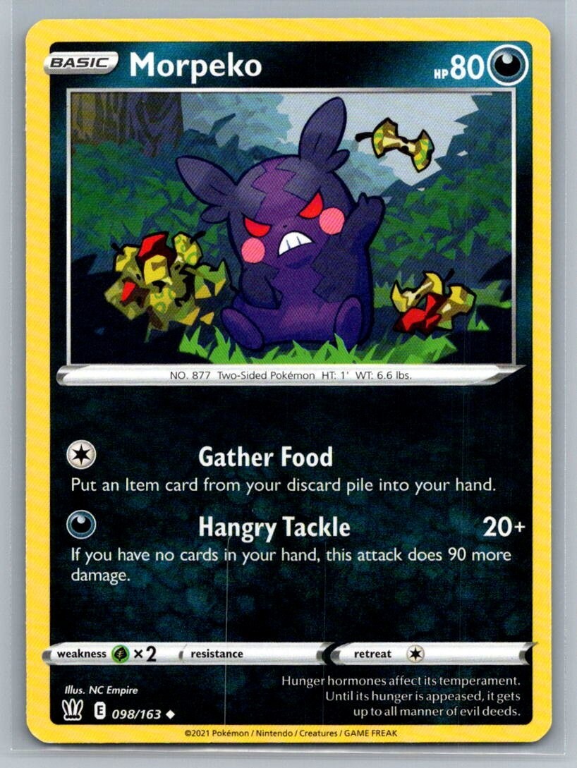 Morpeko 98/163 Battle Styles Uncommon Pokémon TCG 2021