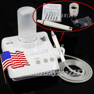 US! Cavitron Dental Ultrasonic Scaler fit EMS +Handpiece+Tips+Bottles SK-E1 NEW