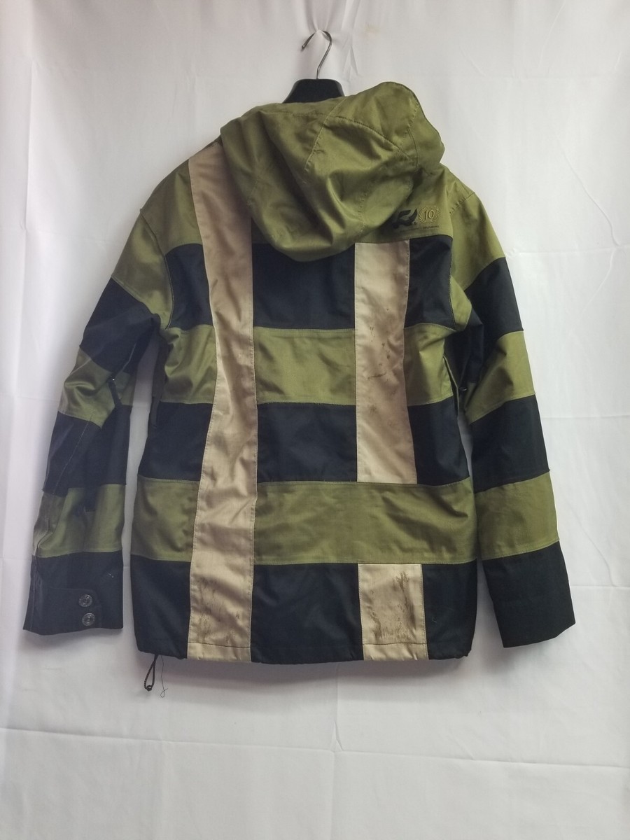 Ride boards スノーボードウェア M (10-12) RIDE Snowboards snow snowboarding Men Cell Series 10 JACKET Green