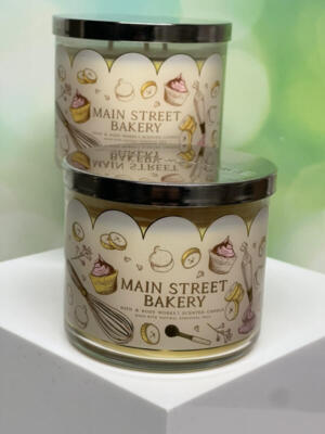 x2 Bath & Body Works Main Street Bakery 3-Wick Candles