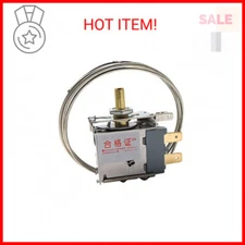 Refrigerator Freezer Temperature Control Thermostat 2 Pin with Nut