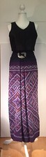 Thai traditional pattern woven sarong, Thai wrap sarong, Thai wrap skirt