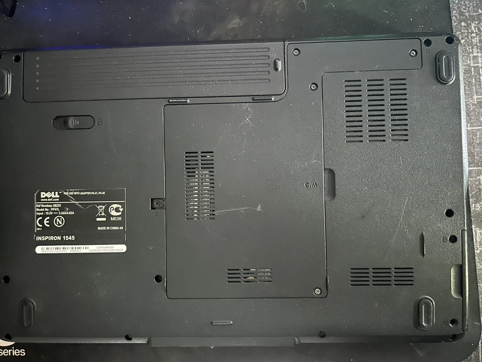 Dell Inspiron 1545 Dual Core 4go Complet / Clavier En Partie HS Sans HDD - Photo 3/3