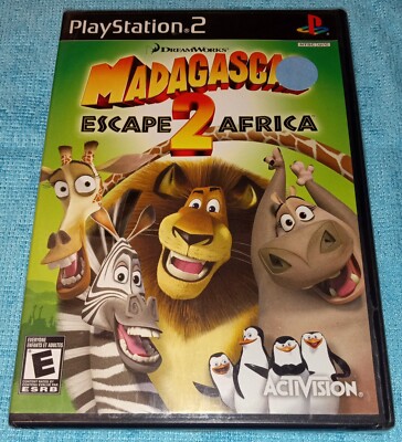 Madagascar Escape 2 Africa PS2 PlayStation 2 Sony New Factory Sealed