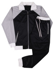MEN'S CLASSIC 2 PIECE VINTAGE JOGGER TRACKSUITS PANTS  JACKET W/ DRAWSTRING'S
