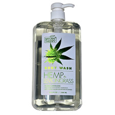 Natural Therapy Body Wash Hemp Lemongrass Cooling Revitalizing 33.8oz 0.65 per gallon