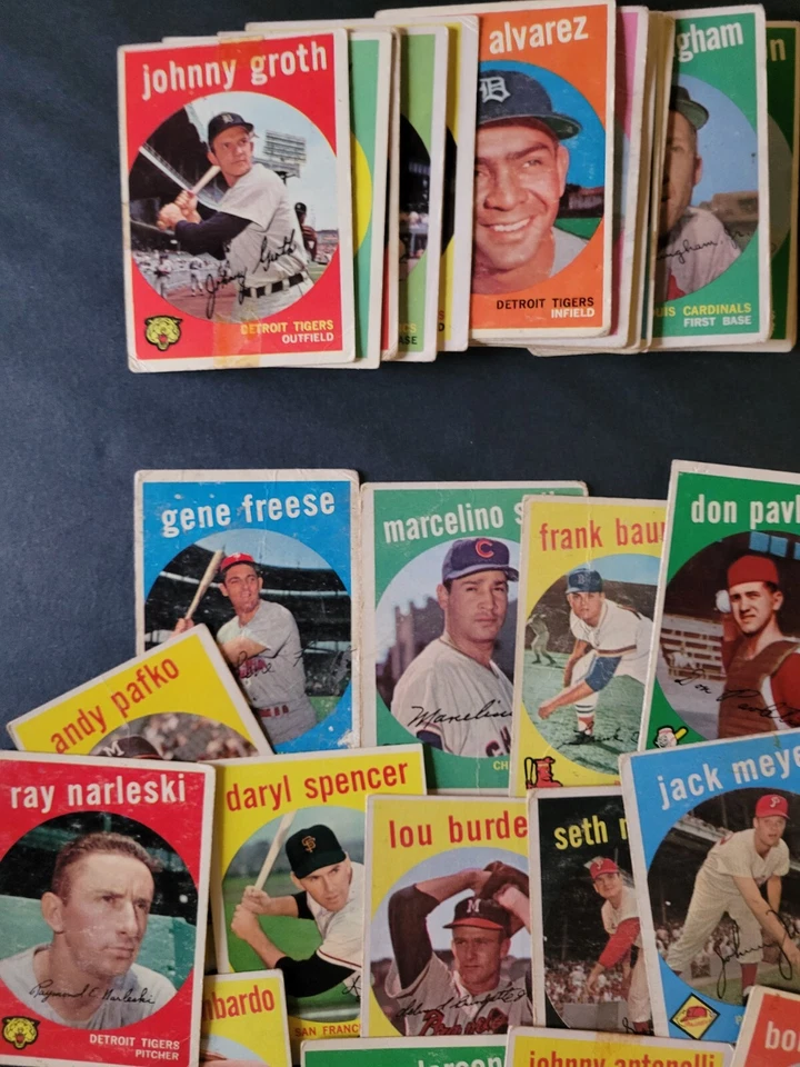 1959 年 Topps 棒球卡入门套装 78 张 - Bob Skinner | Andy Pafko — 第 2/4 张图片