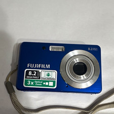 Fujifilm FinePix J12 Blue Compact Digital Camera 8.2MP 3x Zoom Flash IS