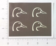 4 Lot Du Ducks Unlimited Sponsor Member Hunting Unused Decal Sticker Sheet