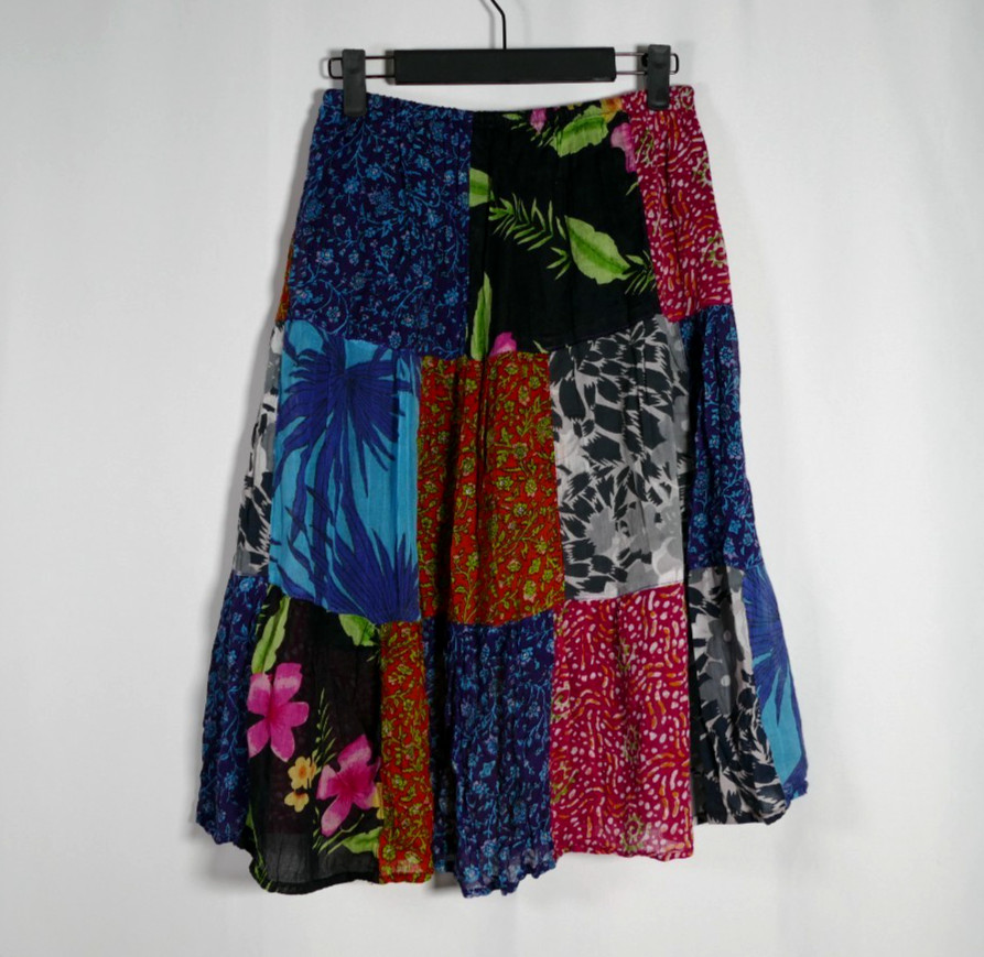 Kathmandu Imports Boho Multicolor Patchwork Hippi… - image 5