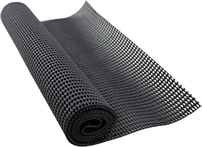 Non-Slip Drawer & Shelf Liner Roll 12  x 36    Cut-to-Fit EVA Mat, Black