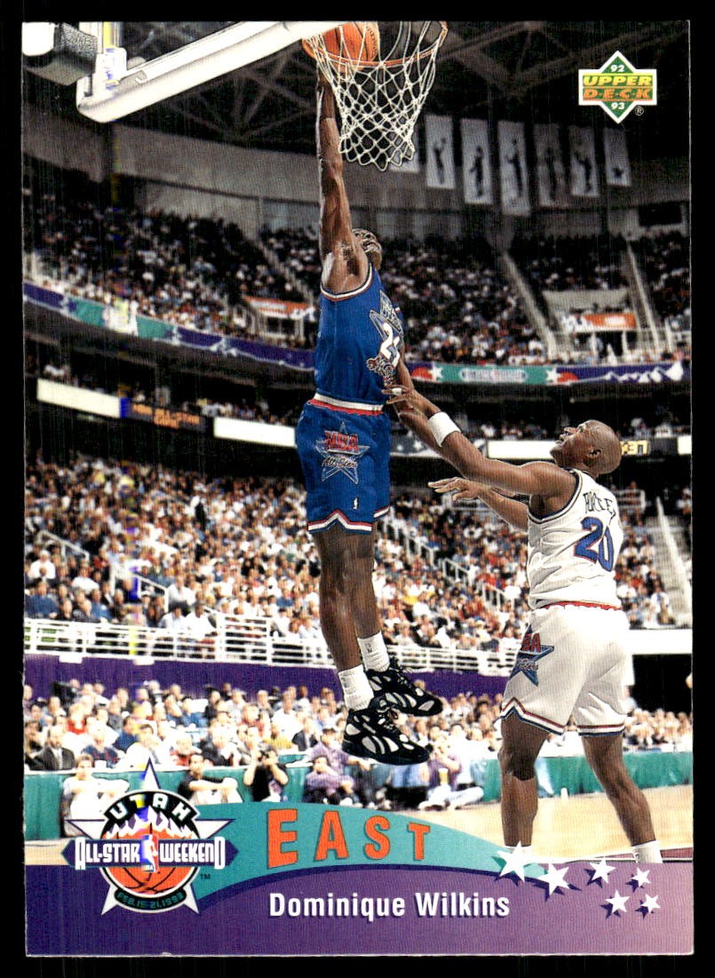 Dominique Wilkins 1992-93 Upper Deck #433 Hawks FREE SHIPPING StackedPacks