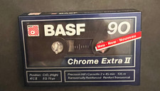 BASF Chrome Extra II 90 Type II High Bias Audio Cassette Tape - NEW
