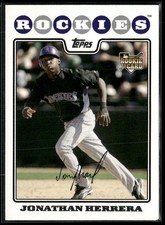 2008 Topps Updates & Highlights #UH291 Jonathan Herrera RC