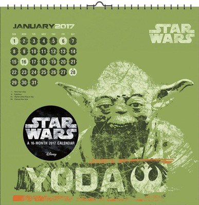 Star Wars Saga Art 2017 12''x12'' Wall Calendar